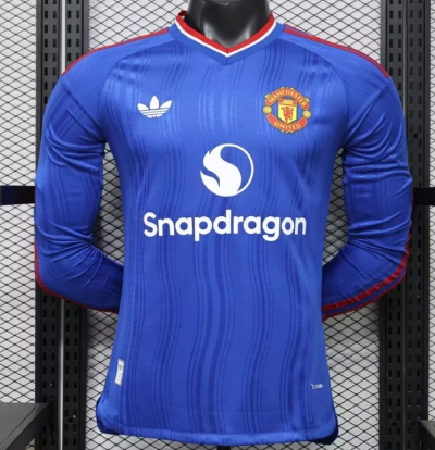 2627 Ma blue away long sleeve player version S-XXL